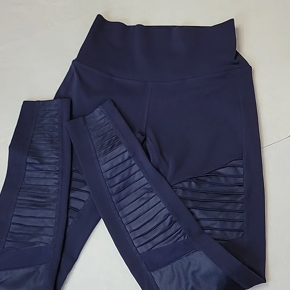 Alo Moto Leggings Rich Navy szS  BinR